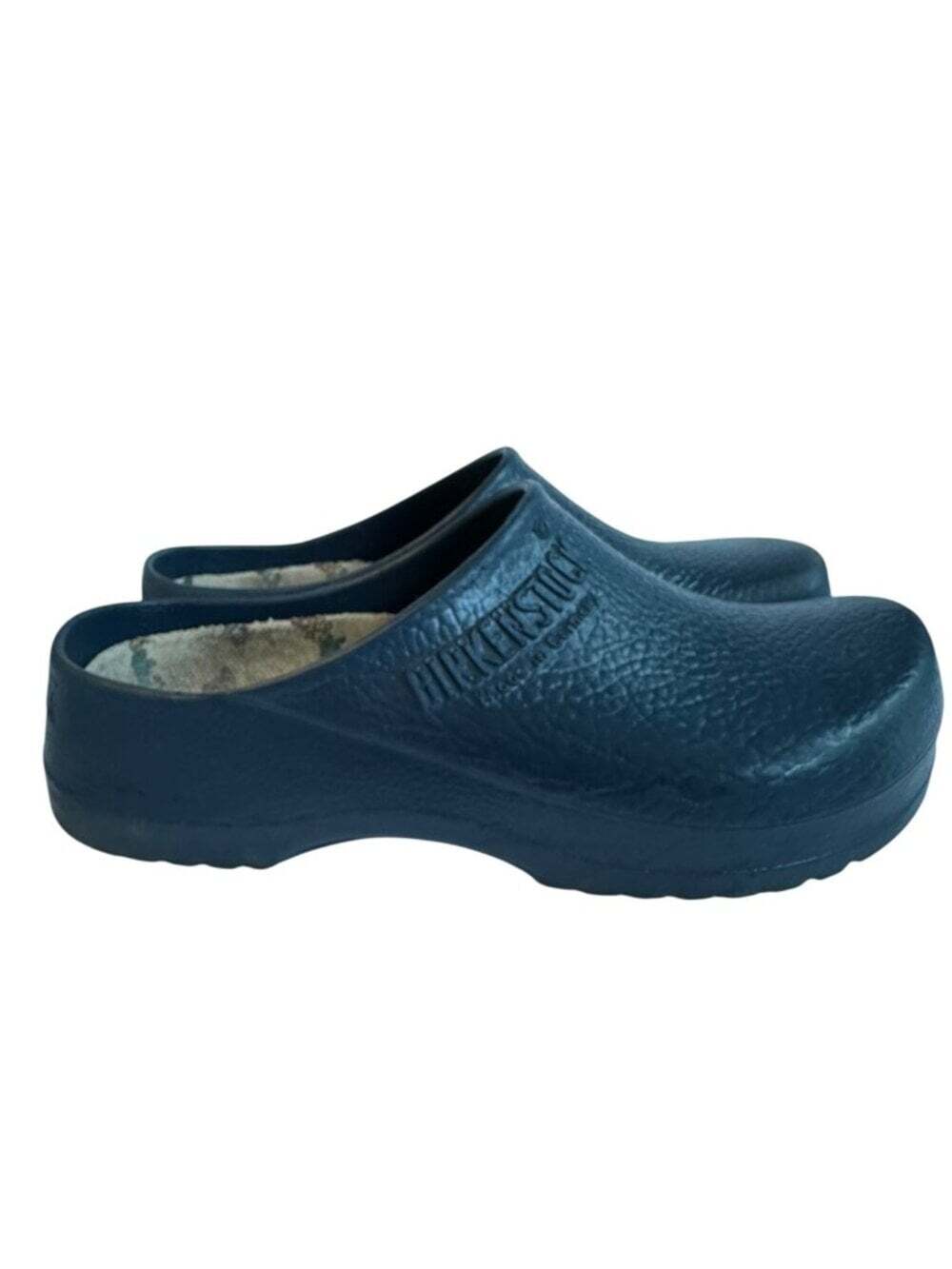 Birkenstock Super Birki Work Garden Clogs Fusion Blue Nursing Shoes Size 6
